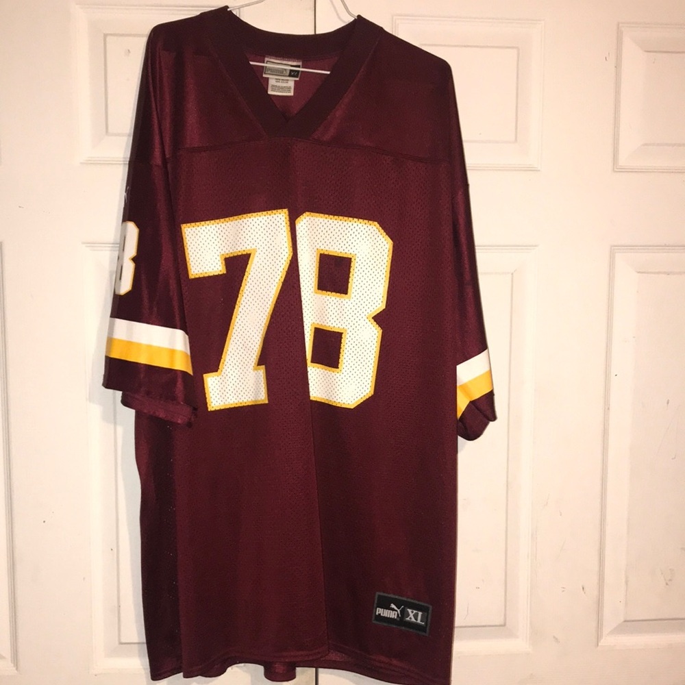 Men's NFL Redskins Smith Autographed Jersey